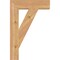 Ekena Millwork Traditional Block Smooth Bracket, Western Red Cedar, 3 1/2"W x 16"D x 24"H BKT04X16X24TRA05SWR - alternate 4